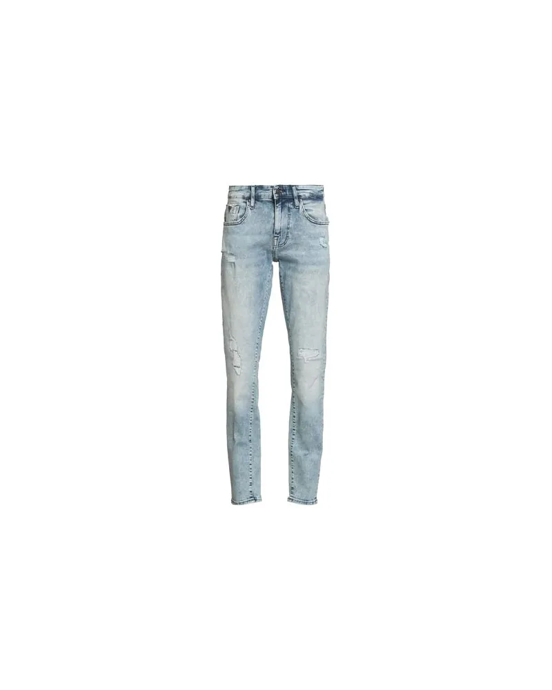 Guess HOSEN & RÖCKE - Jeanshosenauf YOOX.COM Blau