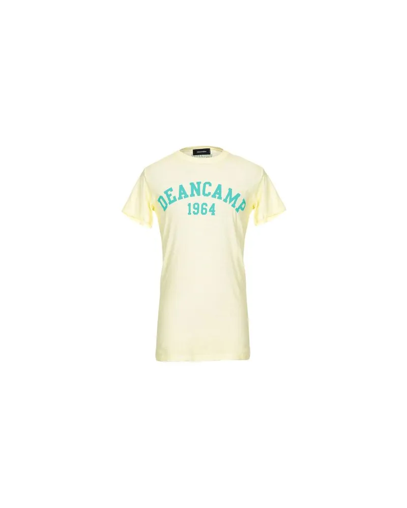 Dsquared2 TOPS - T-shirtsauf YOOX.COM Pastellgelb