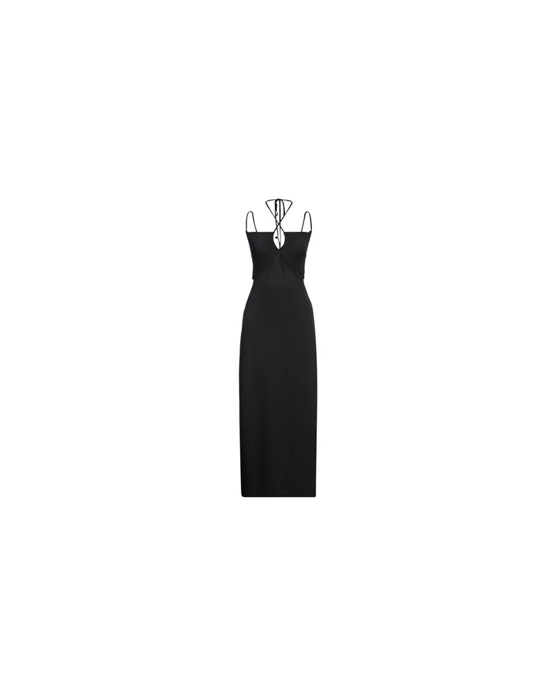 P.A.R.O.S.H. KLEIDER - Maxi-Kleiderauf YOOX.COM Schwarz