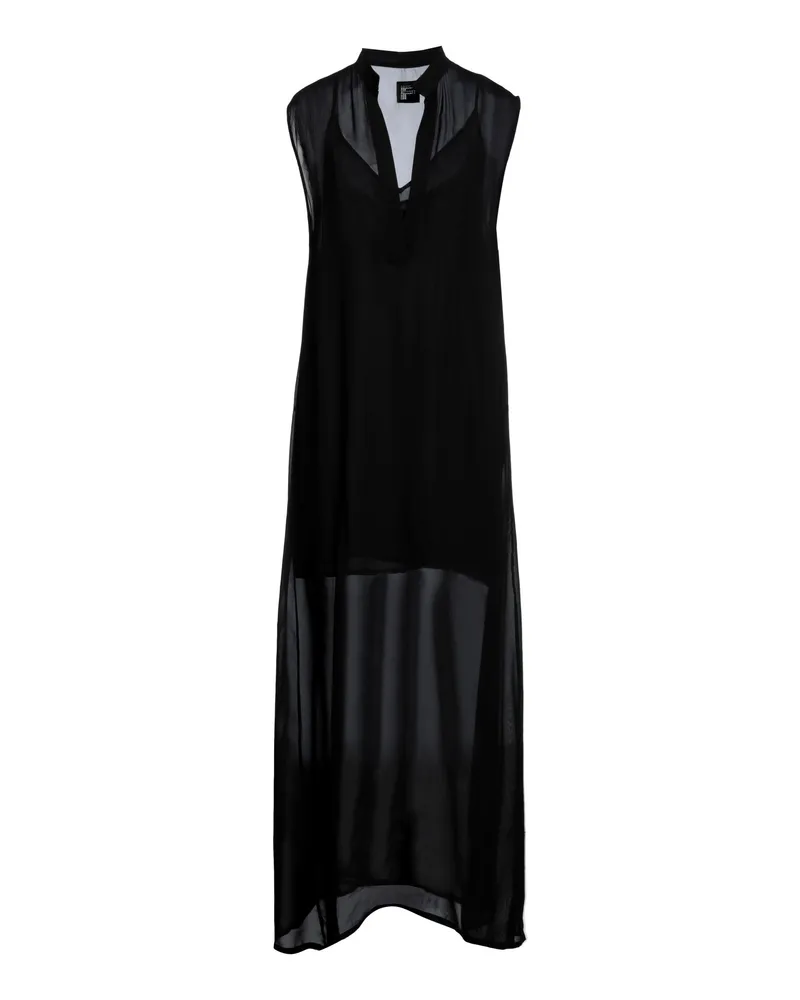 FISICO-Cristina Ferrari Maxi-Kleid Schwarz