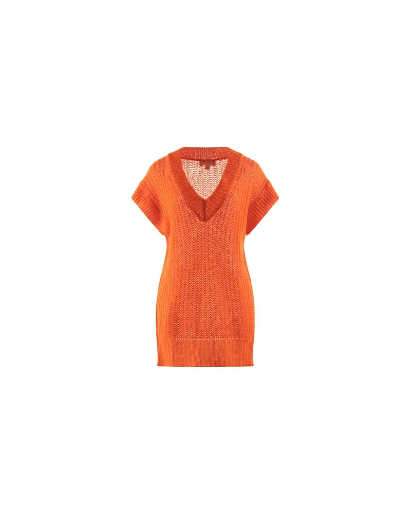 120% Lino STRICKWAREN - Pulloverauf YOOX.COM Orange