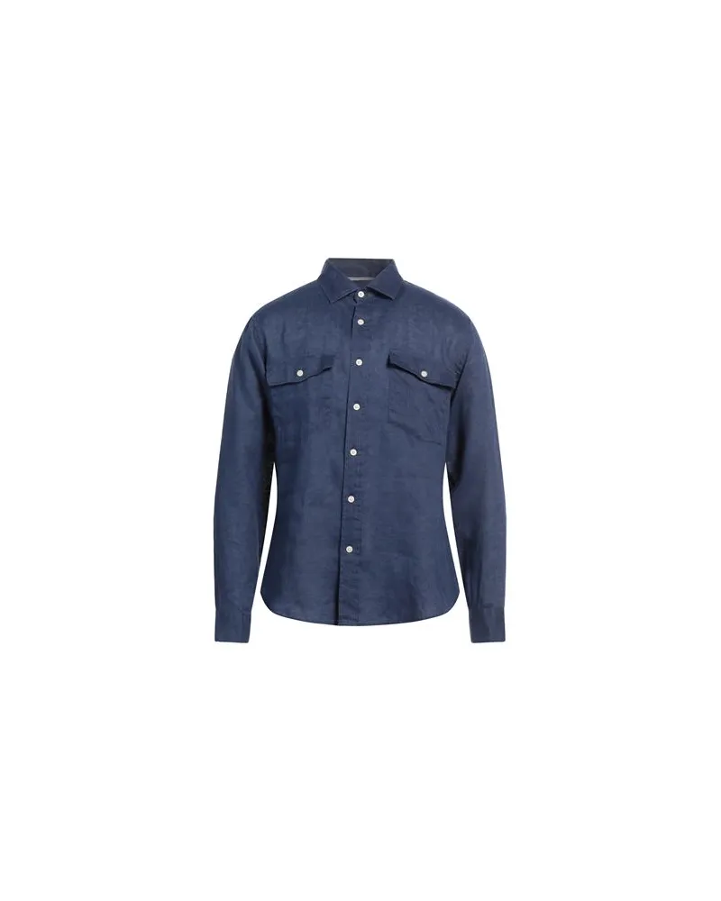 AT.P.CO TOPS - Hemdenauf YOOX.COM Blau