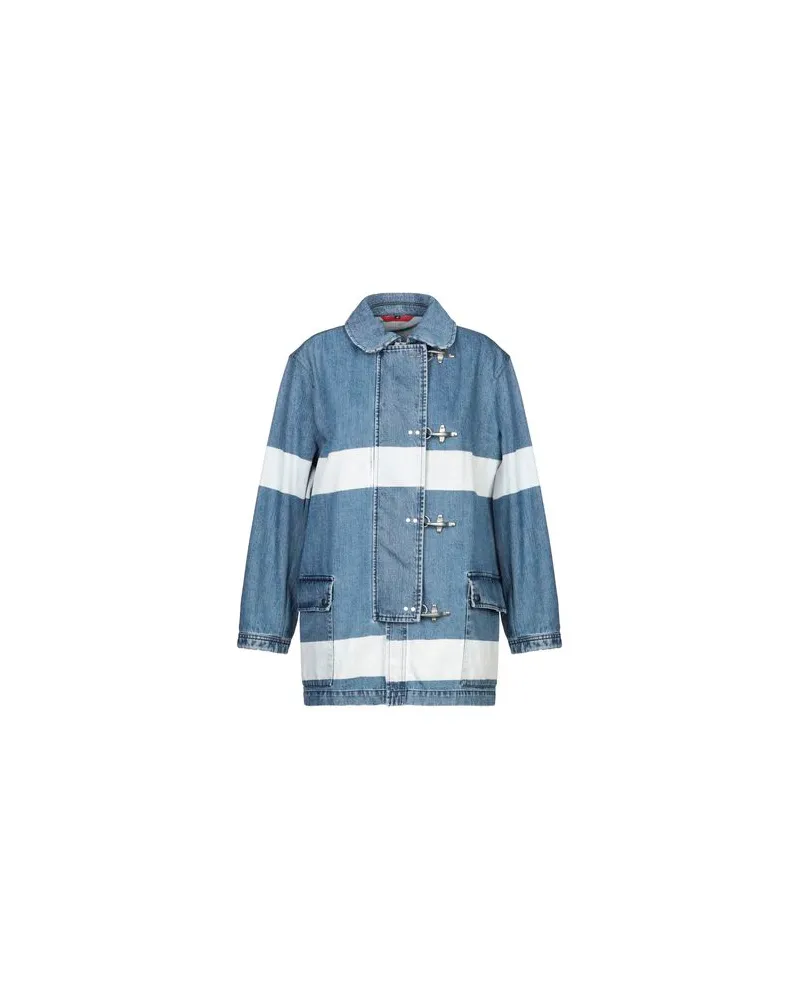 Fay JACKEN & MÄNTEL - Jeansjacken/Mäntelauf YOOX.COM Blau