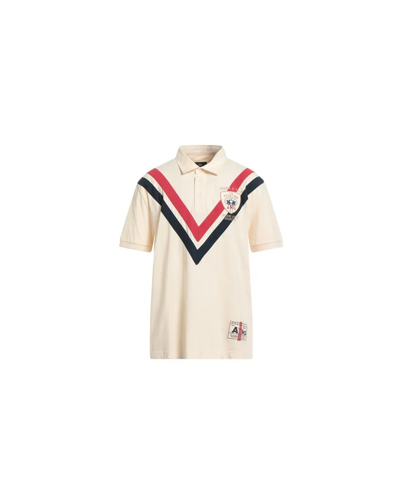 La Martina TOPS - Poloshirtsauf YOOX.COM Cremeweiß