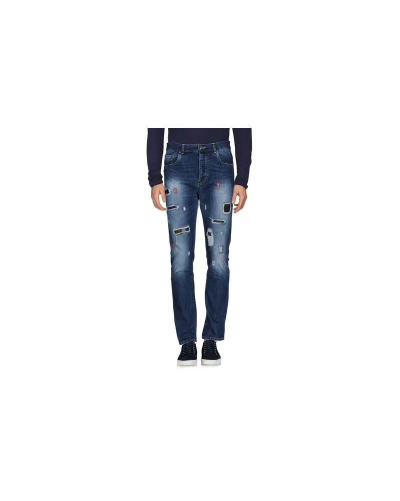 Daniele Alessandrini HOSEN & RÖCKE - Jeanshosenauf YOOX.COM Blau