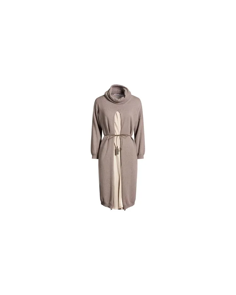 Fabiana Filippi KLEIDER - Midi-Kleiderauf YOOX.COM Grau