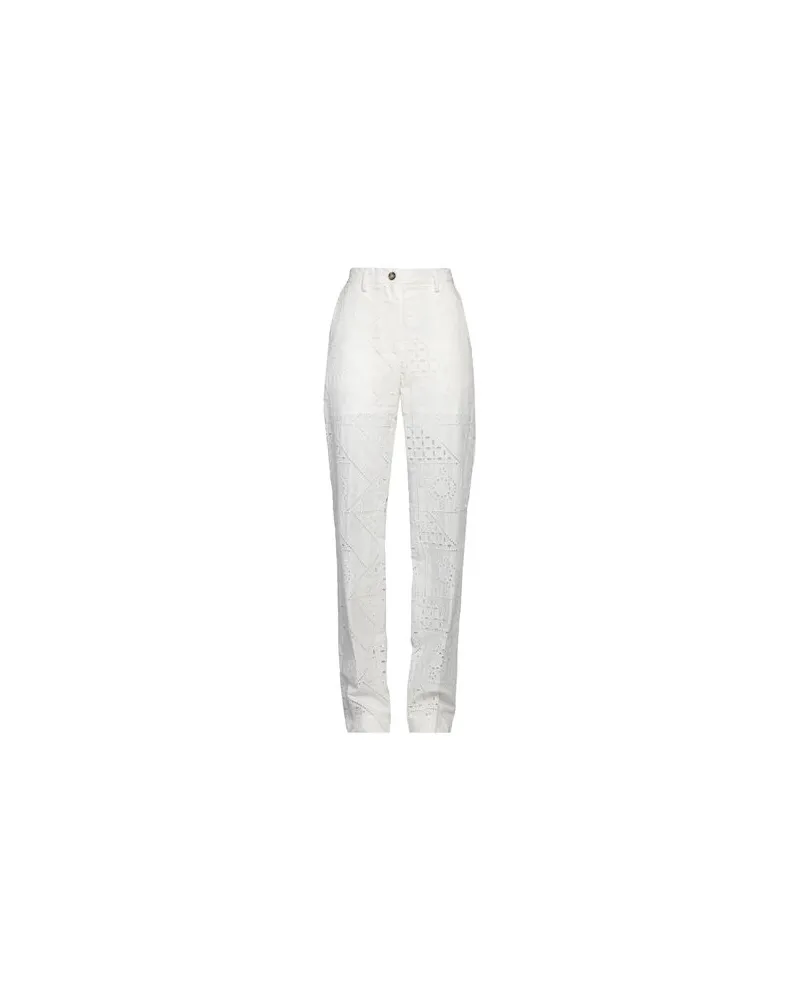 MSGM HOSEN & RÖCKE - Hosenauf YOOX.COM Weiß