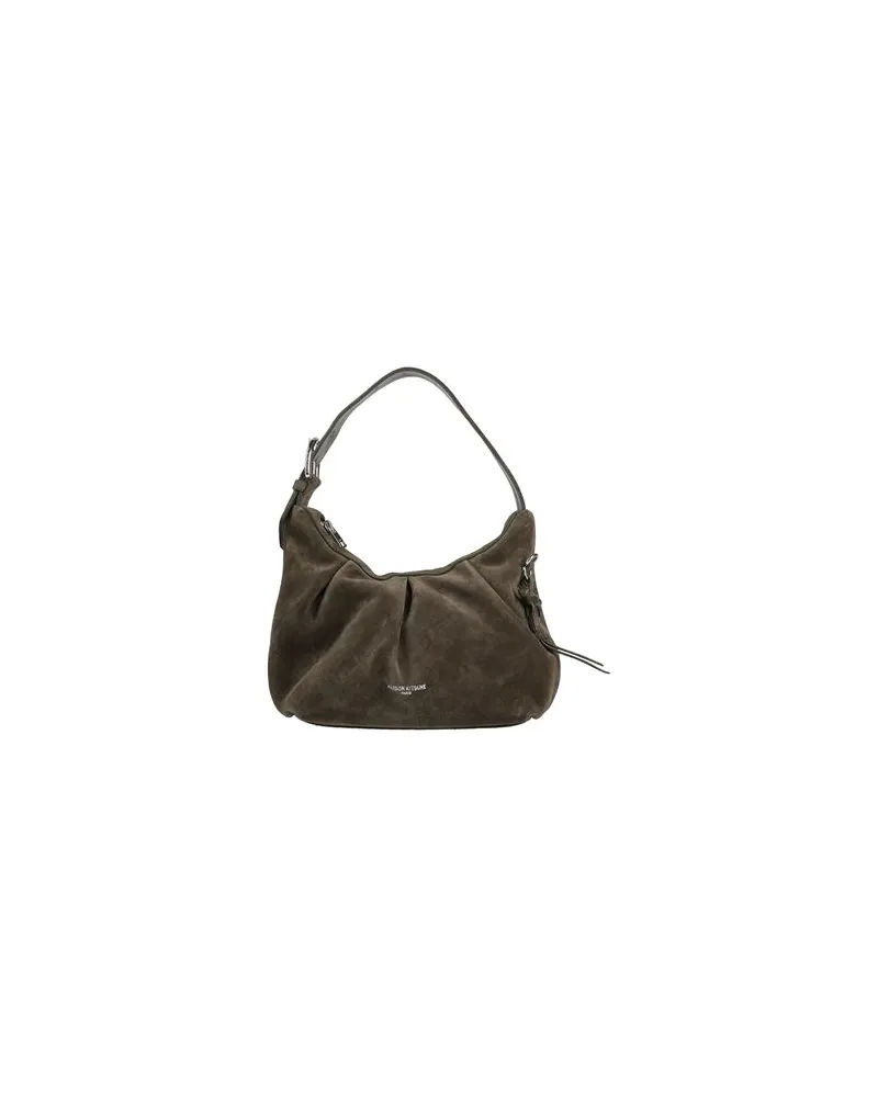 Kitsuné TASCHEN - Handtaschenauf YOOX.COM Militärgrün