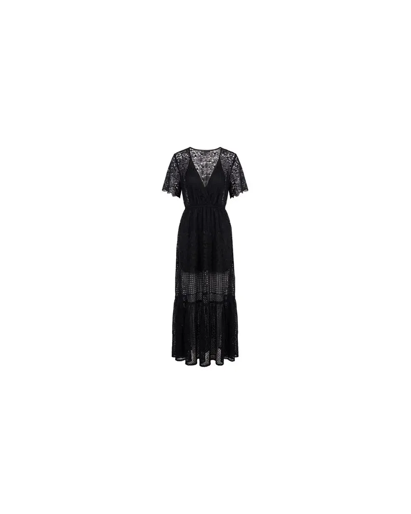 Maje KLEIDER - Maxi-Kleiderauf YOOX.COM Schwarz