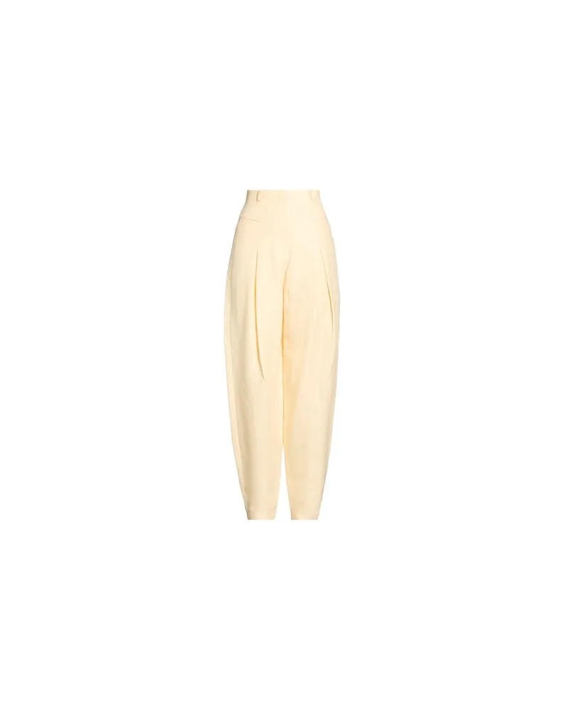 Patrizia Pepe HOSEN & RÖCKE - Hosenauf YOOX.COM Pastellgelb