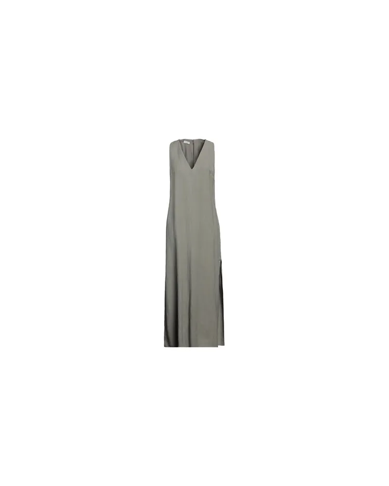 Brunello Cucinelli KLEIDER - Maxi-Kleiderauf YOOX.COM Salbeigrün