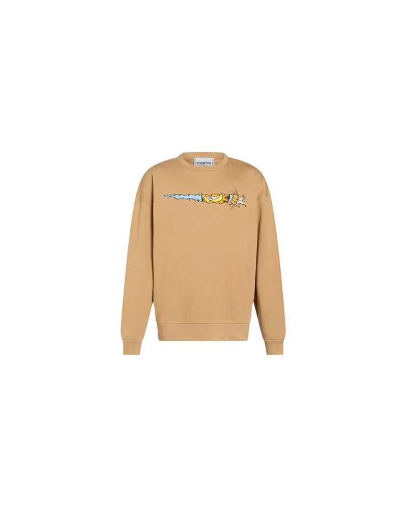Iceberg X GARFIELD - TOPS - Sweatshirtsauf YOOX.COM Kamel