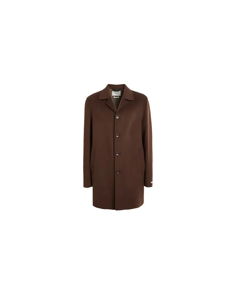 Paltò JACKEN & MÄNTEL - Mäntelauf YOOX.COM Schokobraun