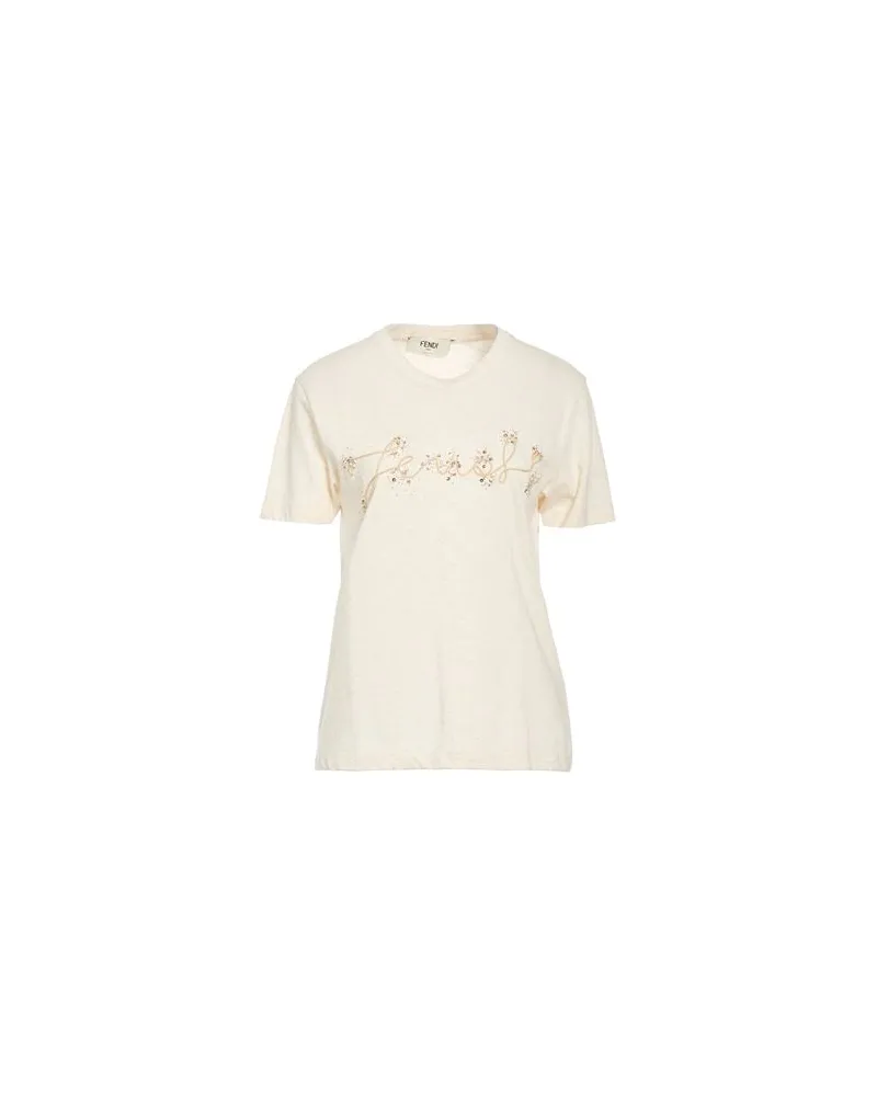Fendi TOPS - T-shirtsauf YOOX.COM Elfenbein