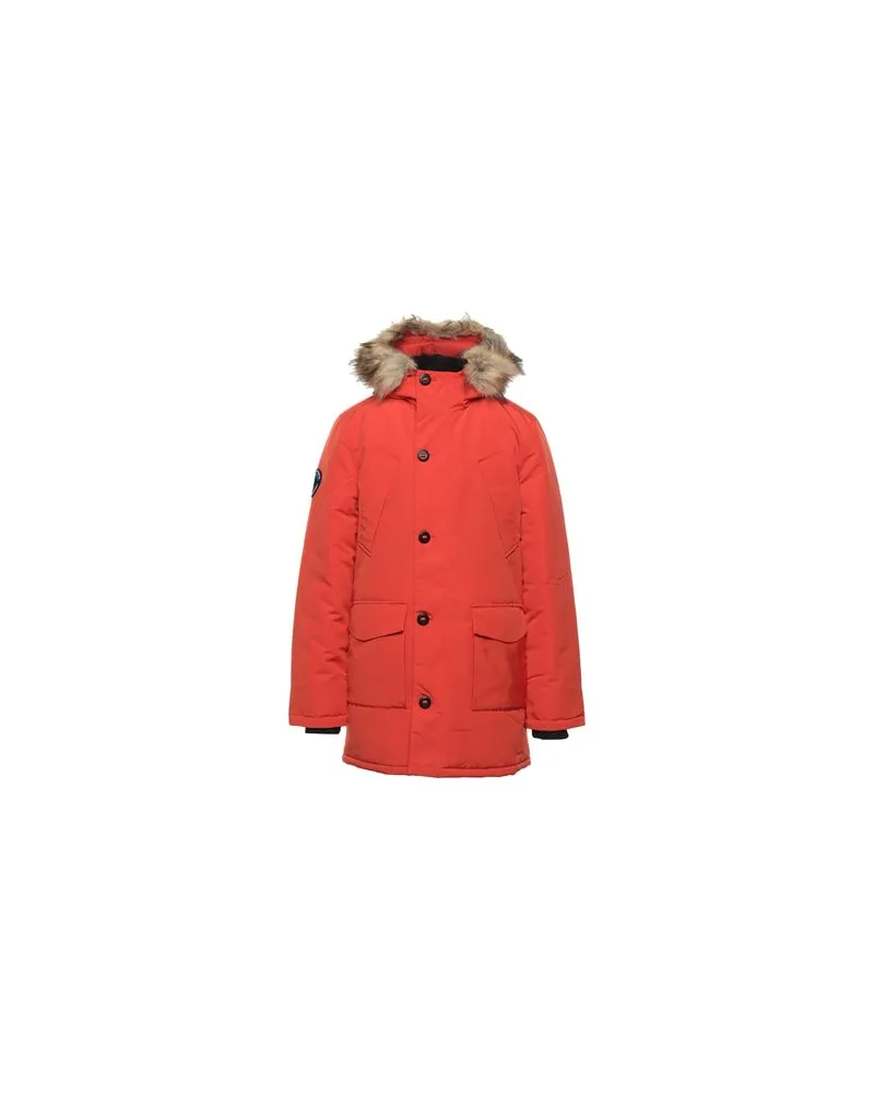 Superdry. EVEREST PARKA - JACKEN & MÄNTEL - Mäntelauf YOOX.COM Orange