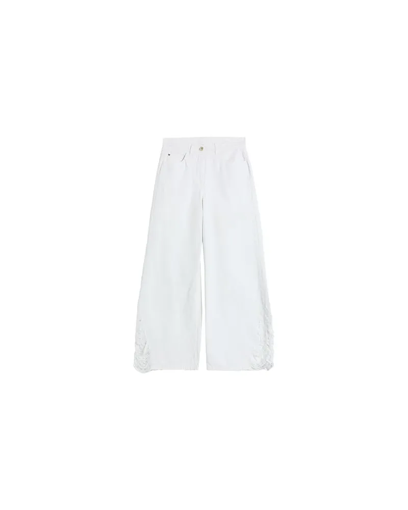 My Twin Twinset HOSEN & RÖCKE - Jeanshosenauf YOOX.COM Weiß