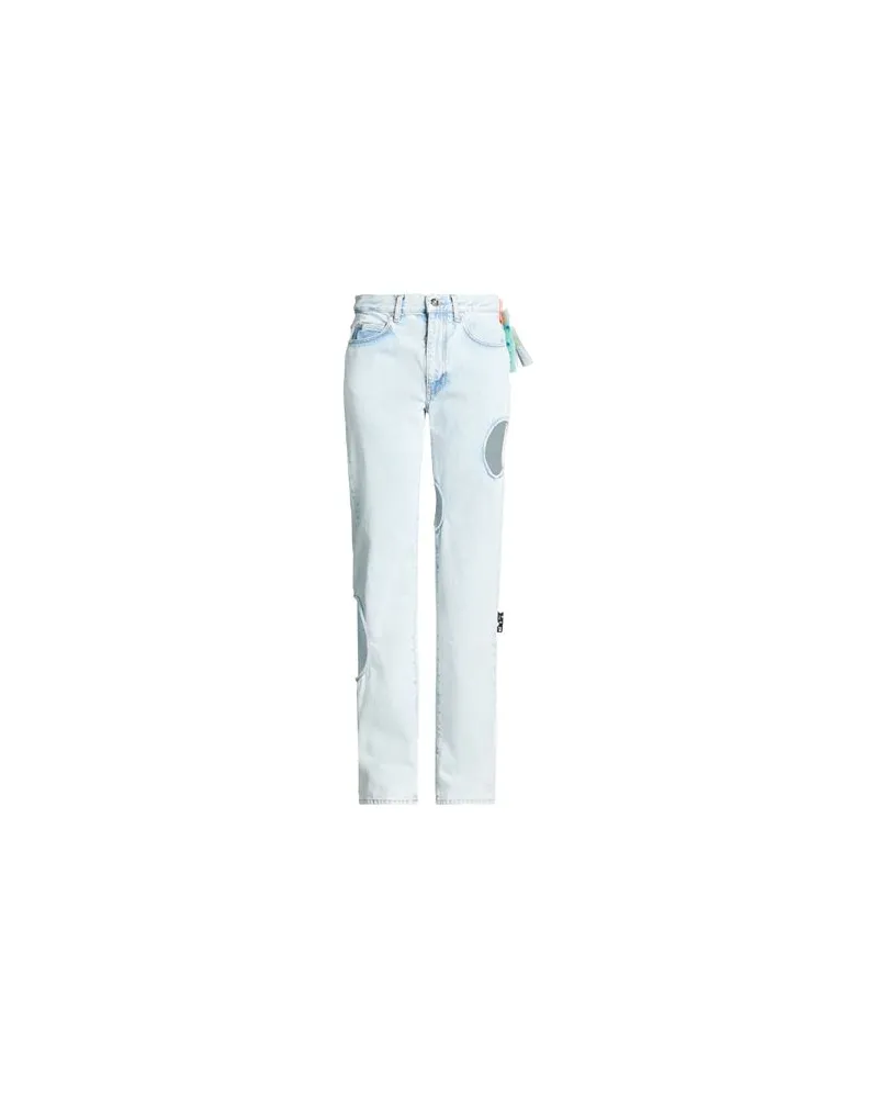 OFF-WHITE HOSEN & RÖCKE - Jeanshosenauf YOOX.COM Blau