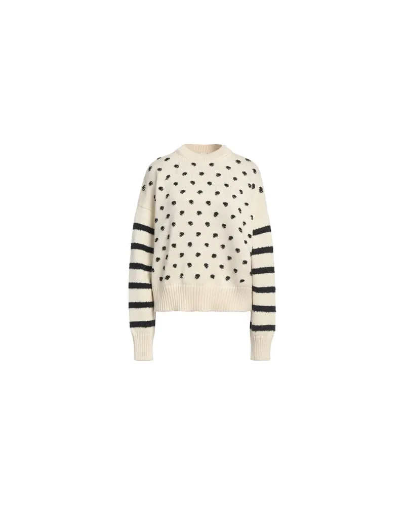 ALYSI STRICKWAREN - Pulloverauf YOOX.COM Cremeweiß