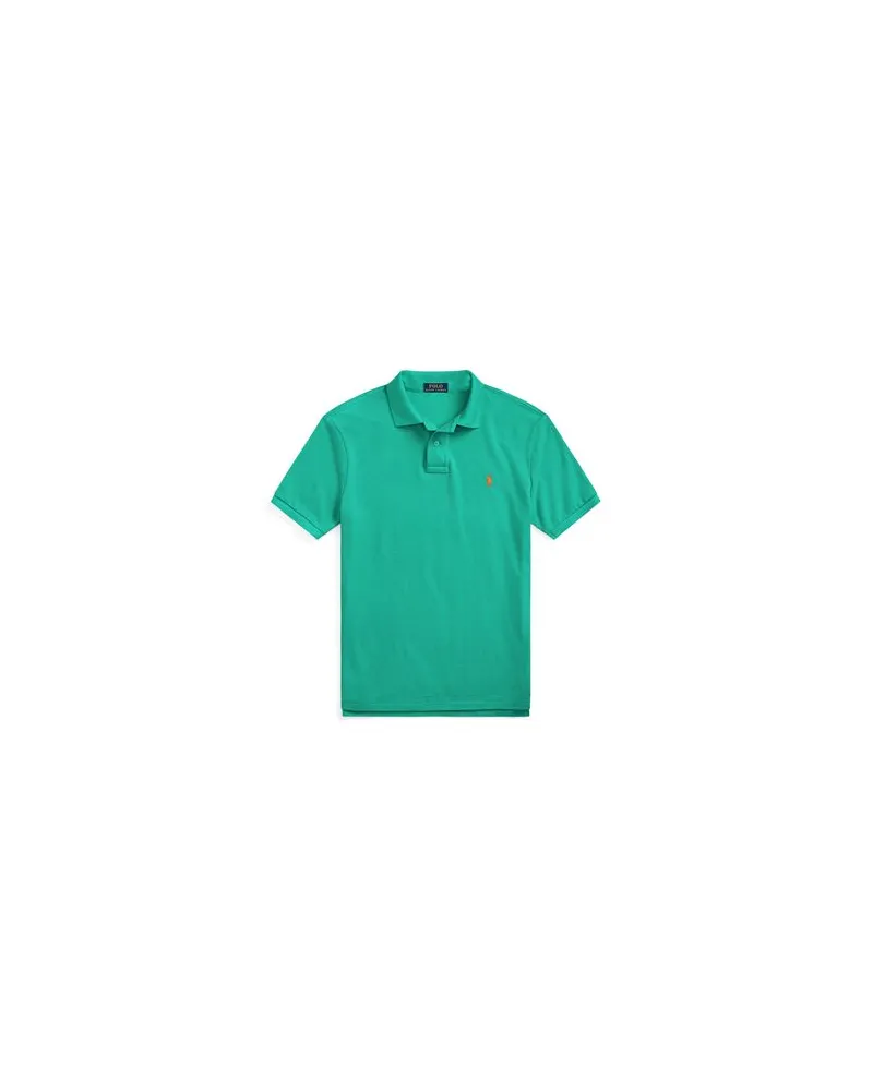 Ralph Lauren CUSTOM SLIM FIT MESH POLO SHIRT  - TOPS - Poloshirtsauf YOOX.COM Smaragdgrün