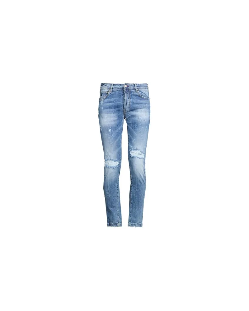 Daniele Alessandrini HOSEN & RÖCKE - Jeanshosenauf YOOX.COM Blau