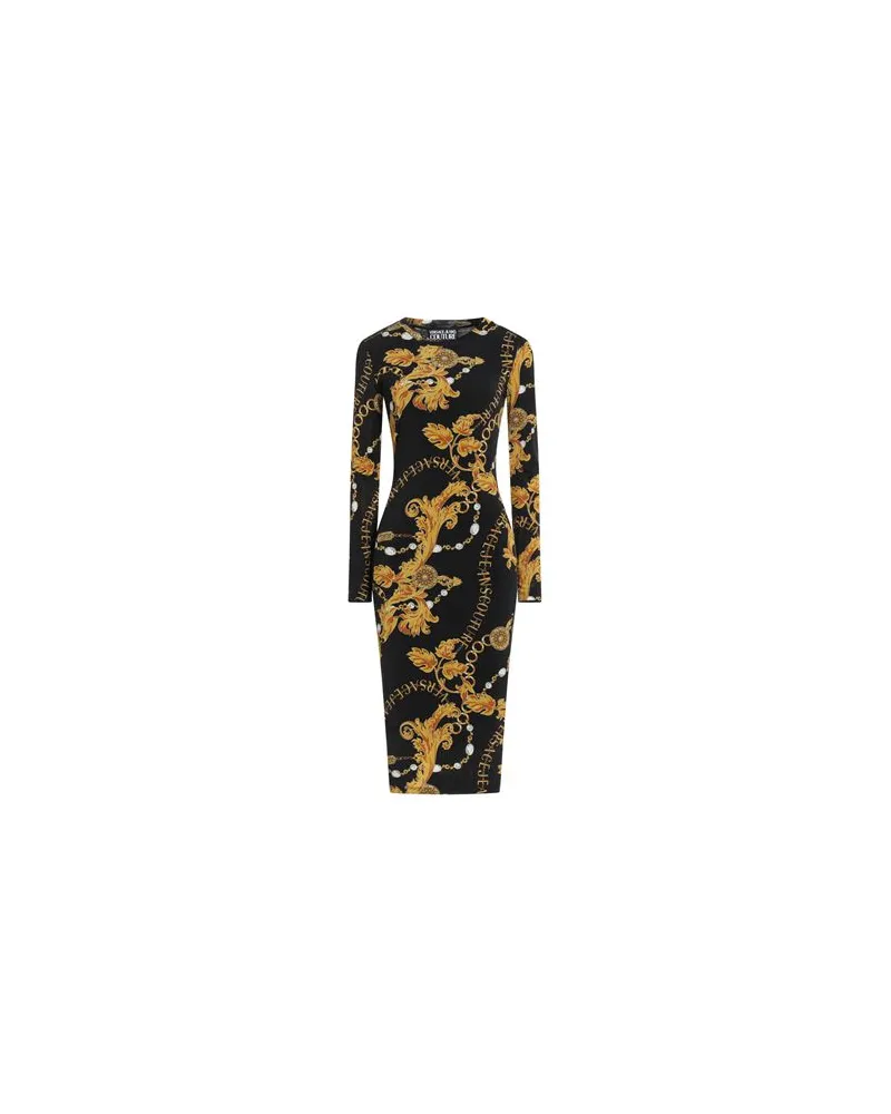 Versace Jeans KLEIDER - Midi-Kleiderauf YOOX.COM Schwarz