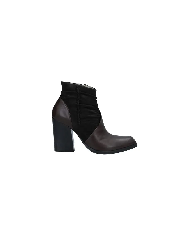 MALLONI SCHUHE - Stiefelettenauf YOOX.COM Dunkelbraun