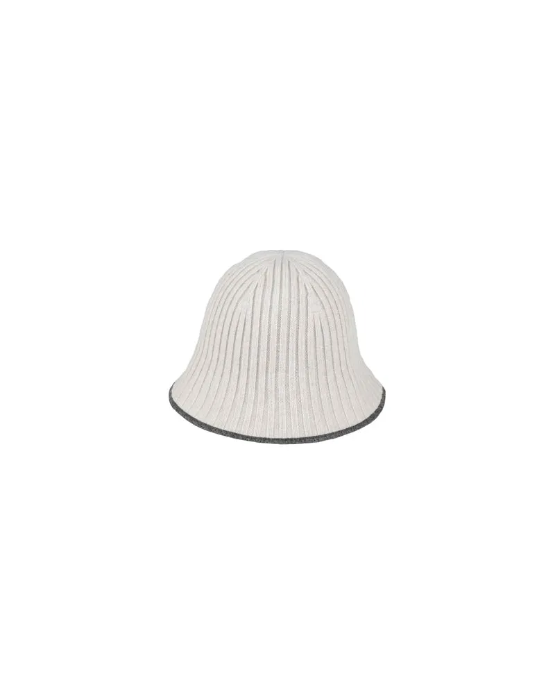Brunello Cucinelli ACCESSOIRES - Mützen & Hüteauf YOOX.COM Hellgrau