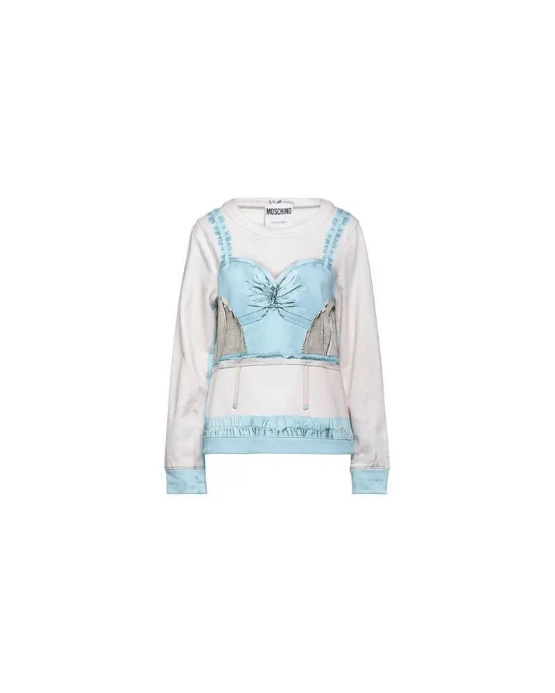Moschino TOPS - Sweatshirtsauf YOOX.COM Himmelblau