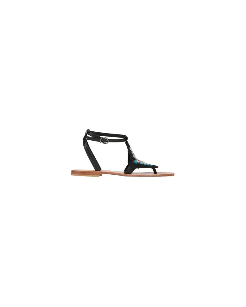 Lisa C SCHUHE - Zehentrennerauf YOOX.COM Schwarz