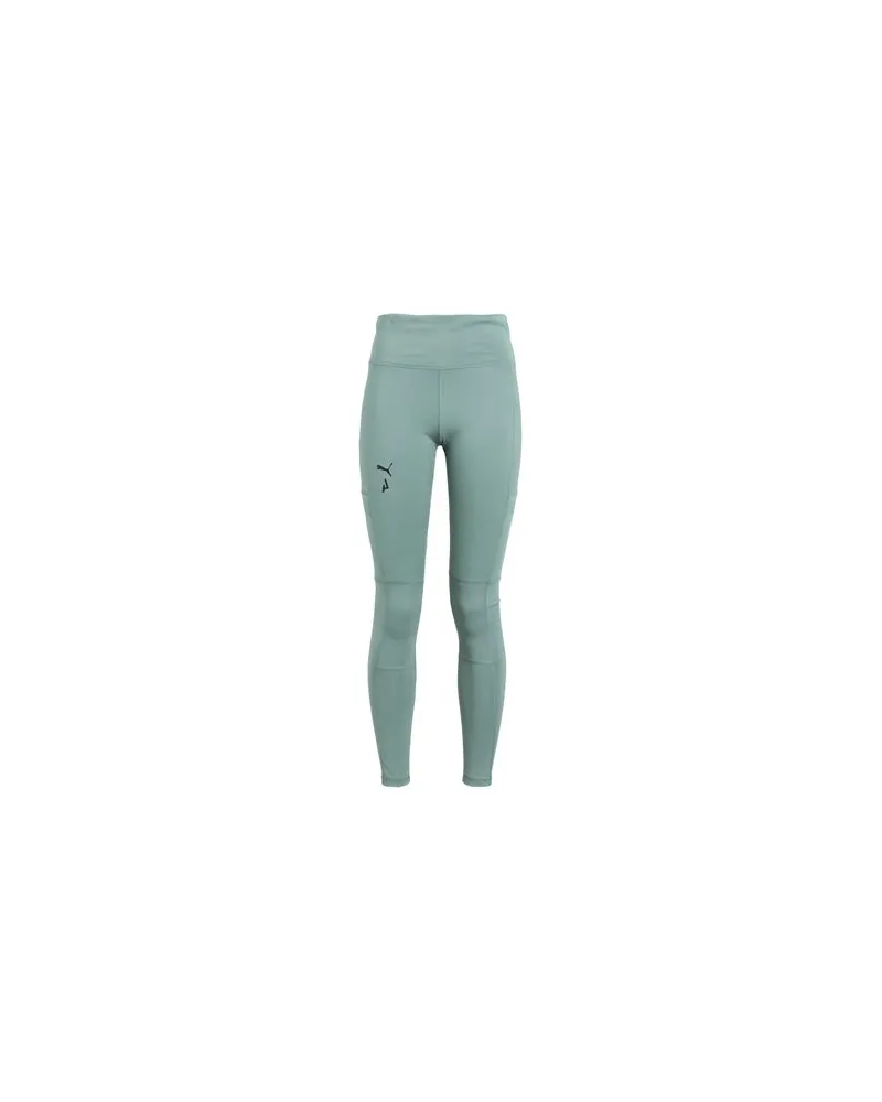 Puma W SEASONS FULL TIGHT  - W SEASONS FULL TIGHT - HOSEN & RÖCKE - Leggingsauf YOOX.COM Salbeigrün