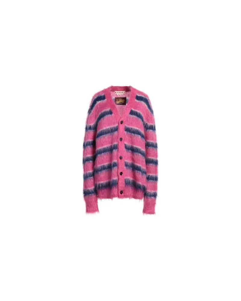 Marni STRICKWAREN - Strickjackenauf YOOX.COM Fuchsia