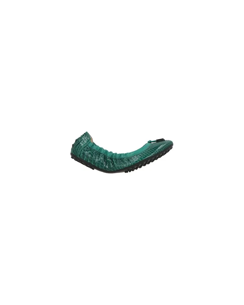 TOD'S SCHUHE - Ballerinasauf YOOX.COM Smaragdgrün