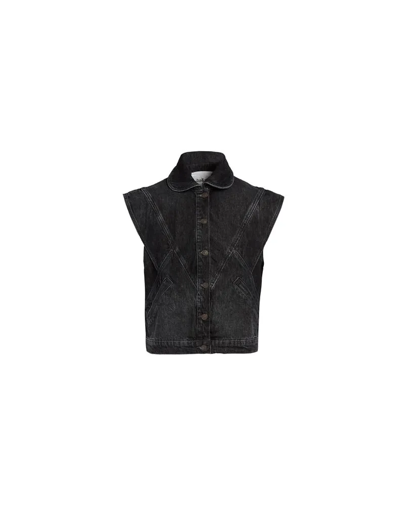 ba&sh JACKEN & MÄNTEL - Jeansjacken/Mäntelauf YOOX.COM Schwarz