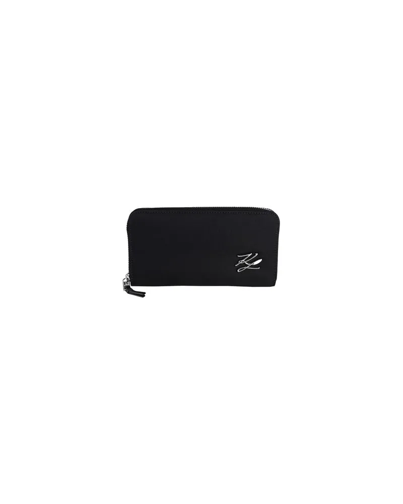 Karl Lagerfeld Kleinlederwaren - Brieftaschenauf YOOX.COM Schwarz