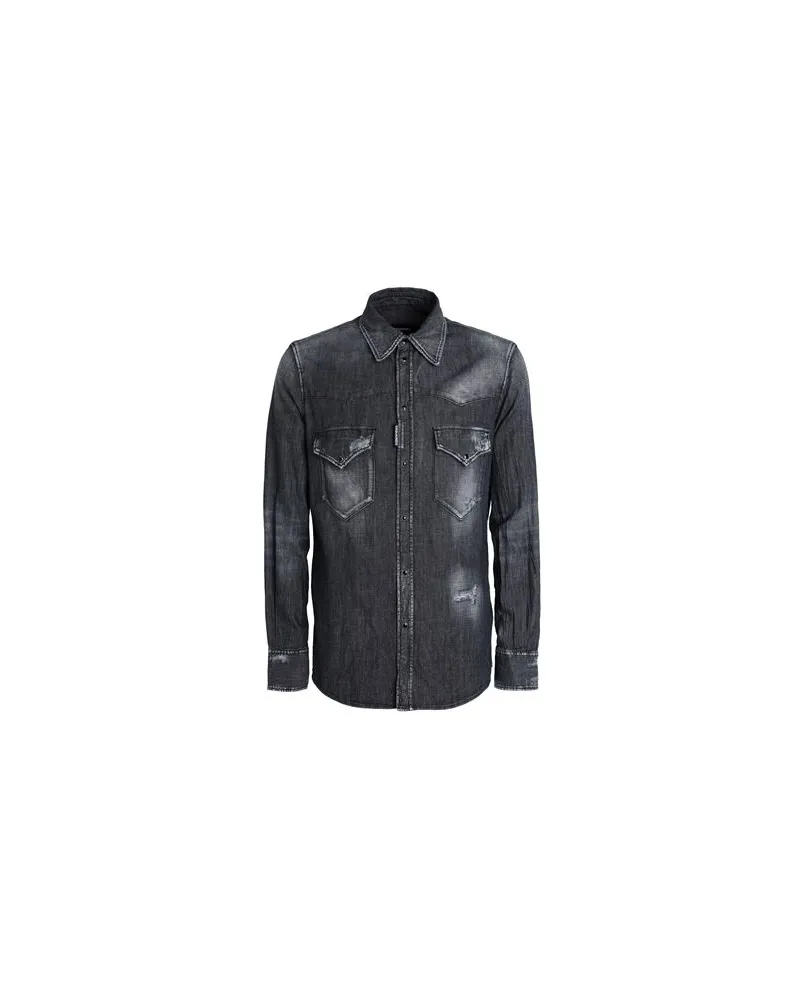 Dsquared2 TOPS - Jeanshemdenauf YOOX.COM Braungrau