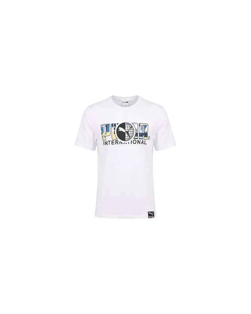 Puma TOPS - T-shirtsauf YOOX.COM Weiß