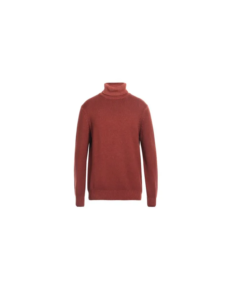 Filippo de Laurentiis STRICKWAREN - Rollkragenpulloverauf YOOX.COM Rostrot