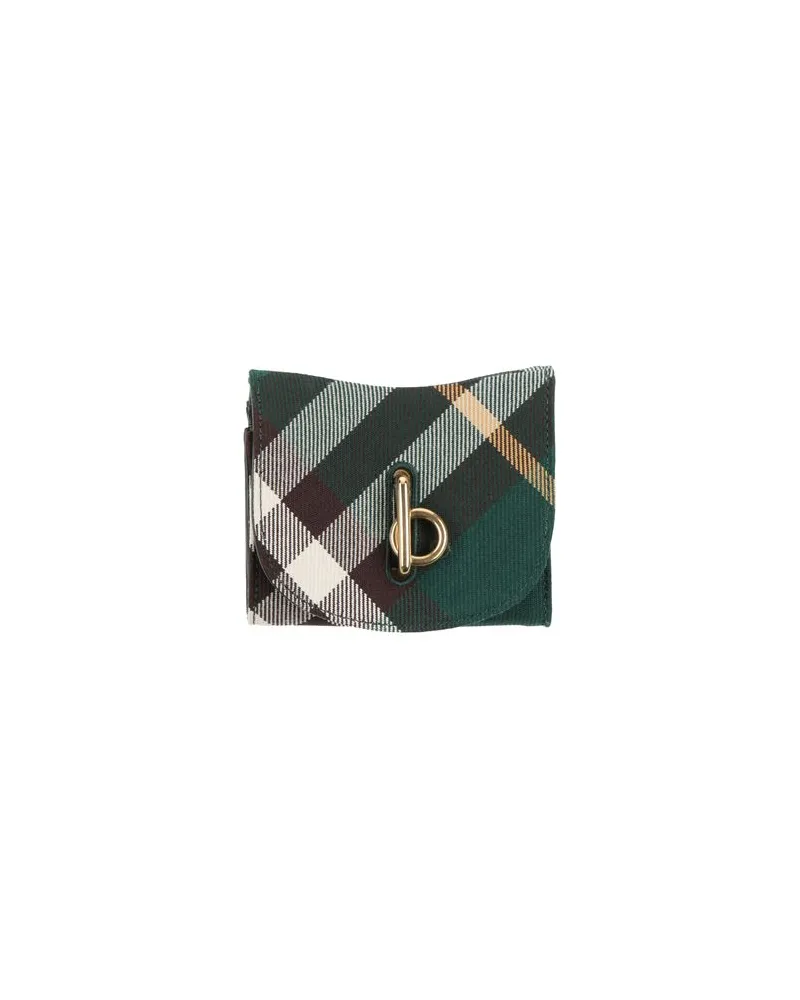 Burberry Kleinlederwaren - Brieftaschenauf YOOX.COM Dunkelgrün