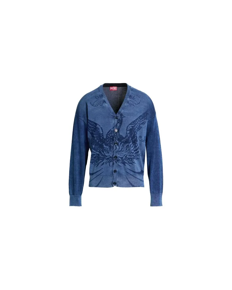 Diesel STRICKWAREN - Strickjackenauf YOOX.COM Marineblau