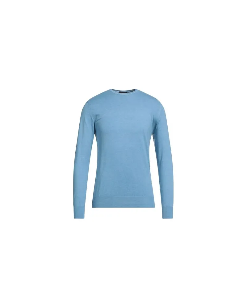 HOSIO STRICKWAREN - Pulloverauf YOOX.COM Himmelblau