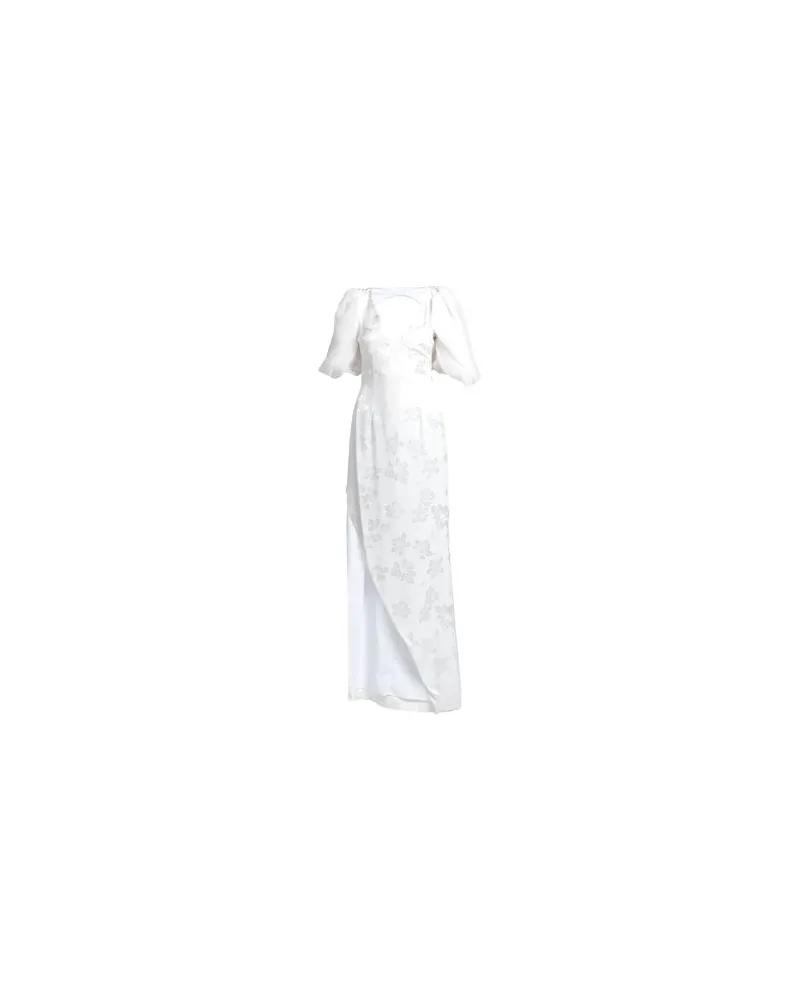La Semaine Paris KLEIDER - Maxi-Kleiderauf YOOX.COM Weiß