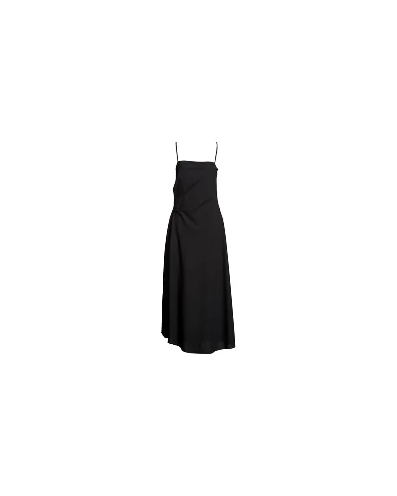SOLOTRE KLEIDER - Midi-Kleiderauf YOOX.COM Schwarz