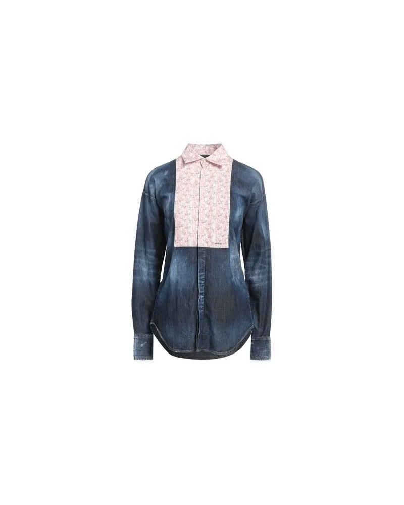 Dsquared2 TOPS - Jeanshemdenauf YOOX.COM Blau