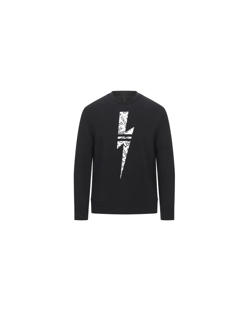 Neil Barrett TOPS - Sweatshirtsauf YOOX.COM Schwarz