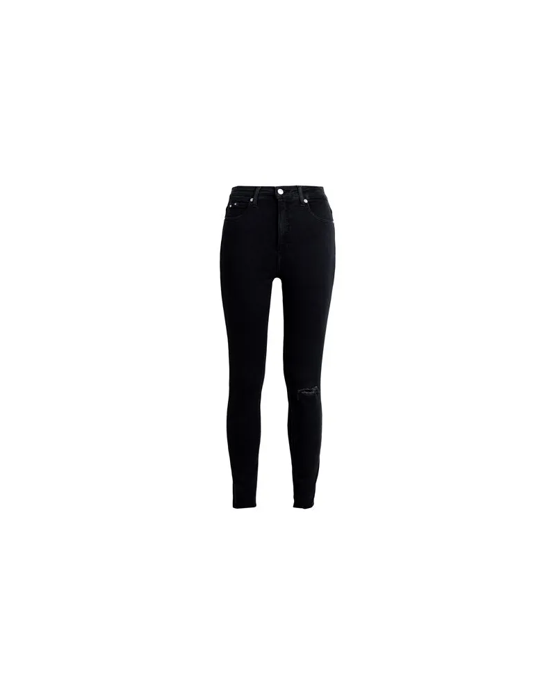 Calvin Klein HOSEN & RÖCKE - Jeanshosenauf YOOX.COM Schwarz