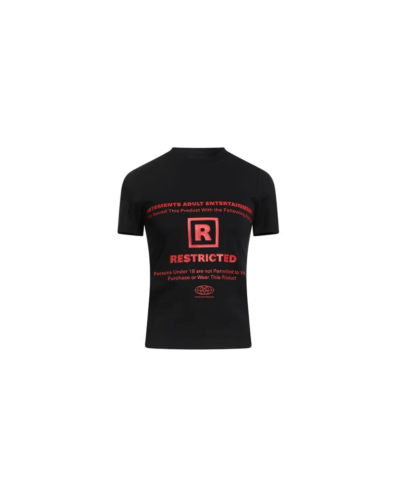 VETEMENTS TOPS - T-shirtsauf YOOX.COM Schwarz