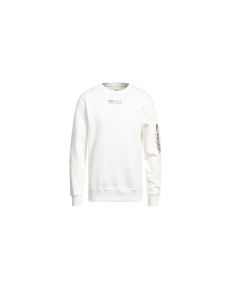 Alpha Industries TOPS - Sweatshirtsauf YOOX.COM Weiß