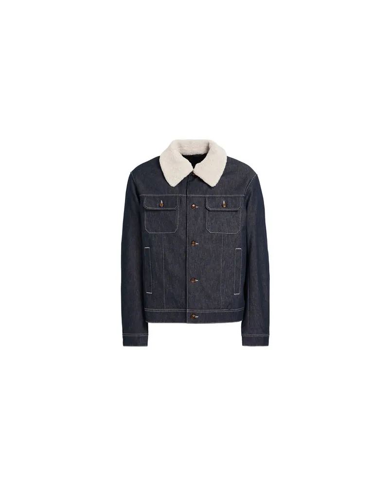 Armani Exchange JACKEN & MÄNTEL - Jeansjacken/Mäntelauf YOOX.COM Blau