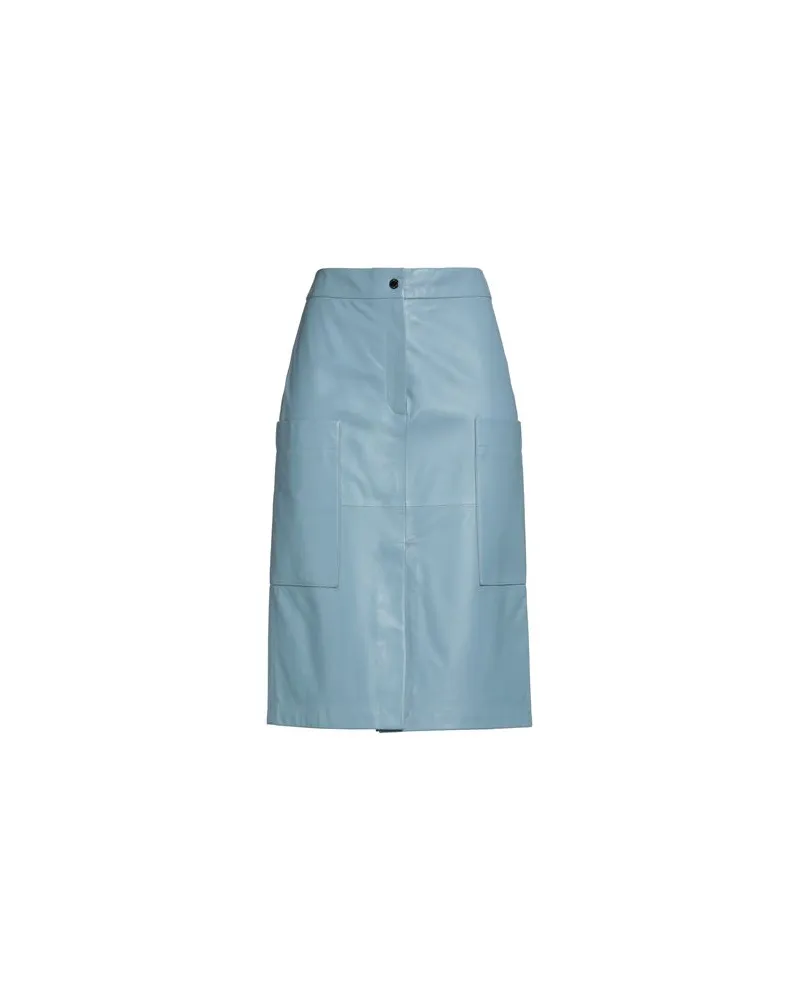 MOORER HOSEN & RÖCKE - Midi-Röckeauf YOOX.COM Hellblau