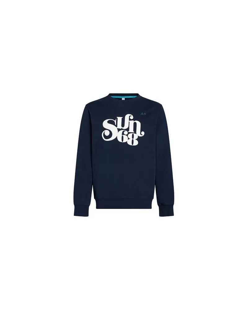 Sun68 TOPS - Sweatshirtsauf YOOX.COM Marineblau